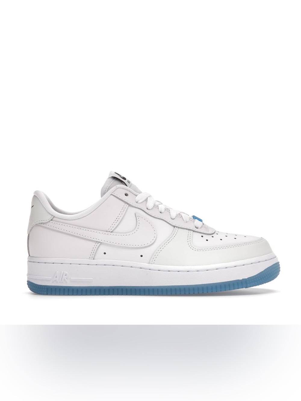 NWT Nike Women’s Air Force 1 ‘07 LX UV Reactive Color Changing White and Blue